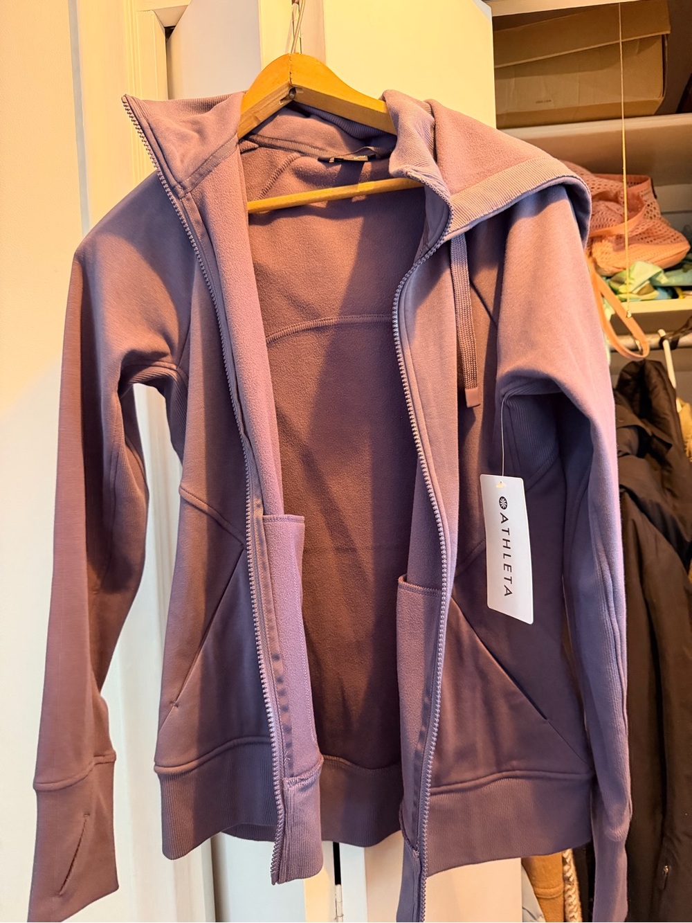Athleta Triumph Zip-Up Hoodie Jacket